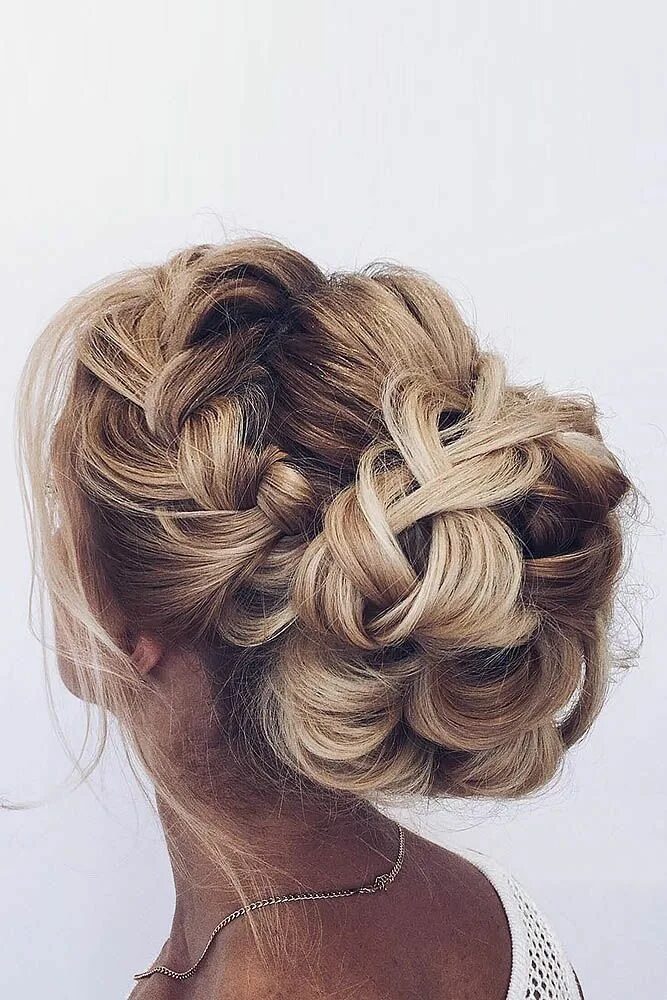 Красивые прически фото на средние Deceptive Bun Hairstyles: Easier Than They Look Buns Braided hairstyles for wedd