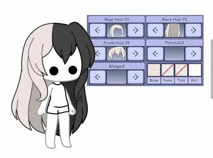 Красивые прически гача лайф для девочек Pin on Gacha Stuff