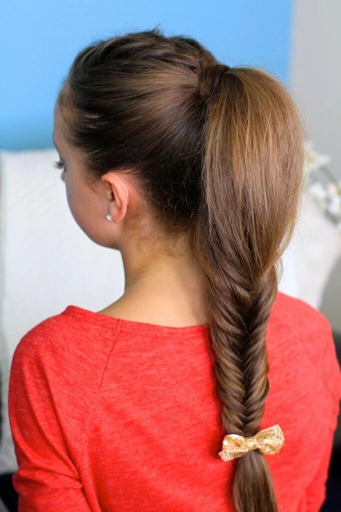 Красивые прически хвостик девочек Pin on Cute Girls Hairstyles Photos