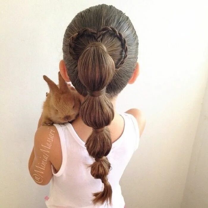 Красивые прически хвостик девочек detskie-pricheski-dlya-devochek-na-noviy-god32 Hair styles, Braided hairstyles, 