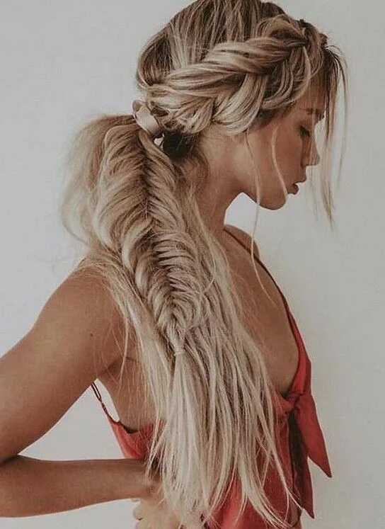 Красивые прически хвостики косички 40 Beautiful Unique Braid Long Hairstyles - SooShell Braids for long hair, Low p