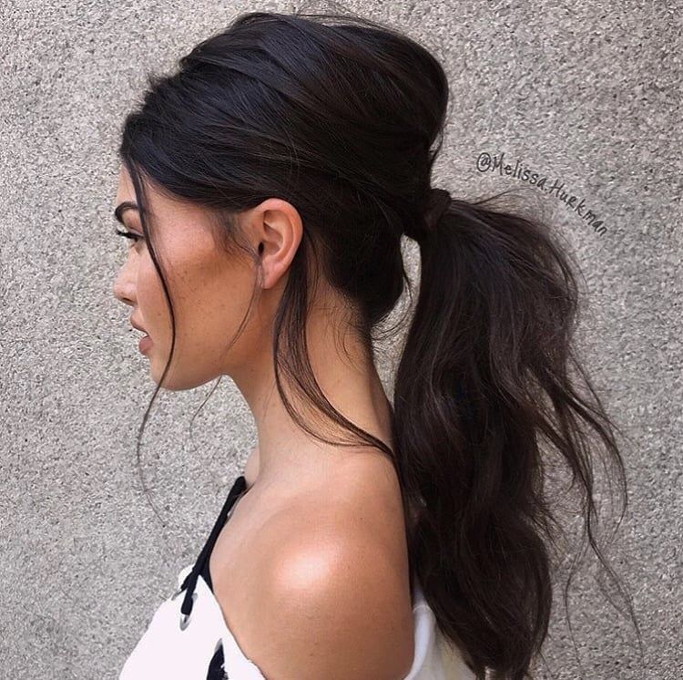 Красивые прически хвосты на длинные волосы Push Up Hair Ponytail hairstyles easy, Prom hairstyles for long hair, Long hair 