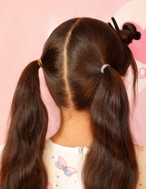 Красивые прически из двух хвостов Pin on Hairstyles