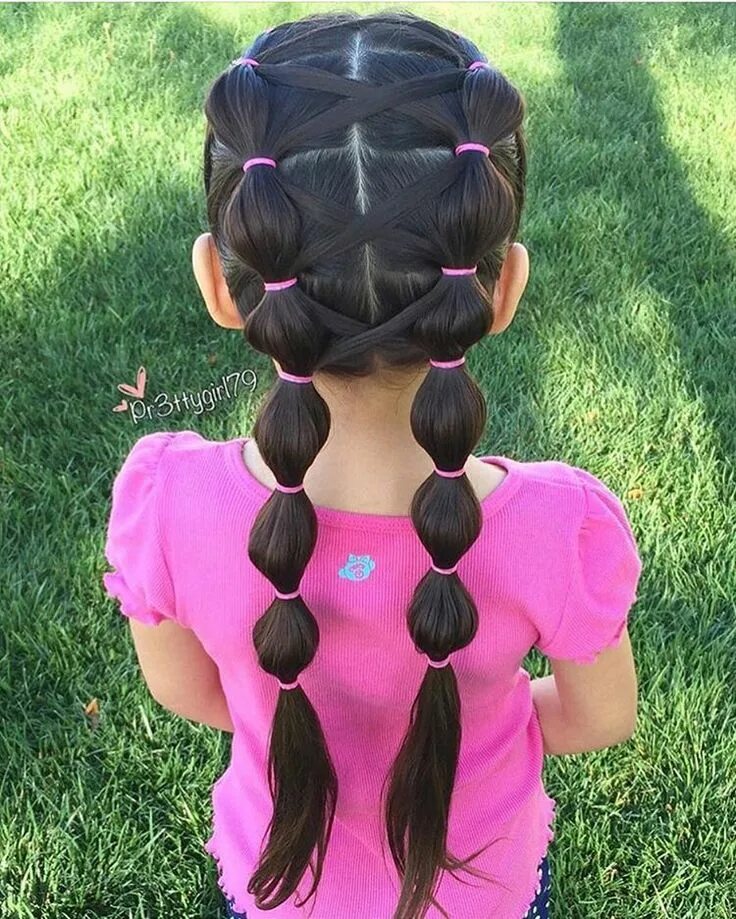 Красивые прически из резинок для девочек Épinglé sur Braided hairstyles