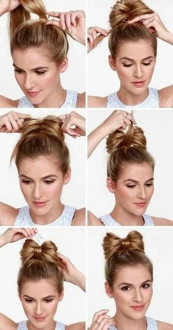 Красивые прически каких сделать Pin on My Saves Easy hairstyles for medium hair, Short hair styles, Medium hair 