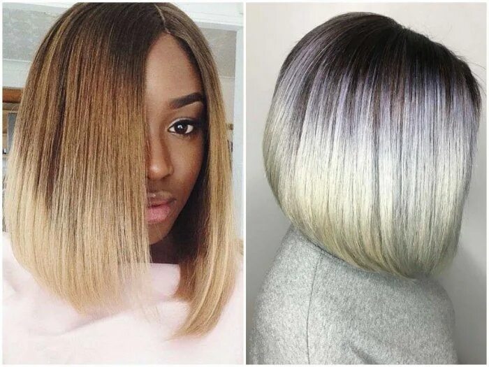 Красивые прически каре с цветом амбре Ombre Bob Hairstyles Long bob hairstyles, Long bob with curls, Bob hairstyles