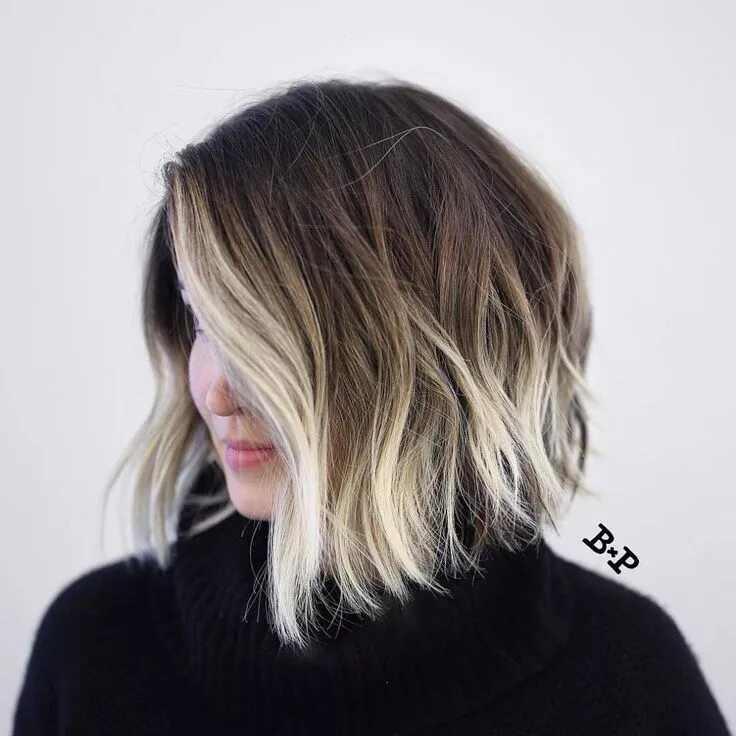Красивые прически каре с цветом амбре 30 Short Ombre Hair Options for Your Cropped Locks in 2024 Cabelo curto com luze