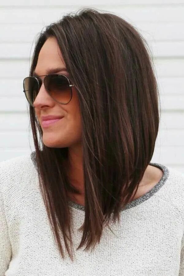 Красивые прически каре удлиненное Pin on Looks Long bob hairstyles, Angled bob hairstyles, Angled bob haircuts