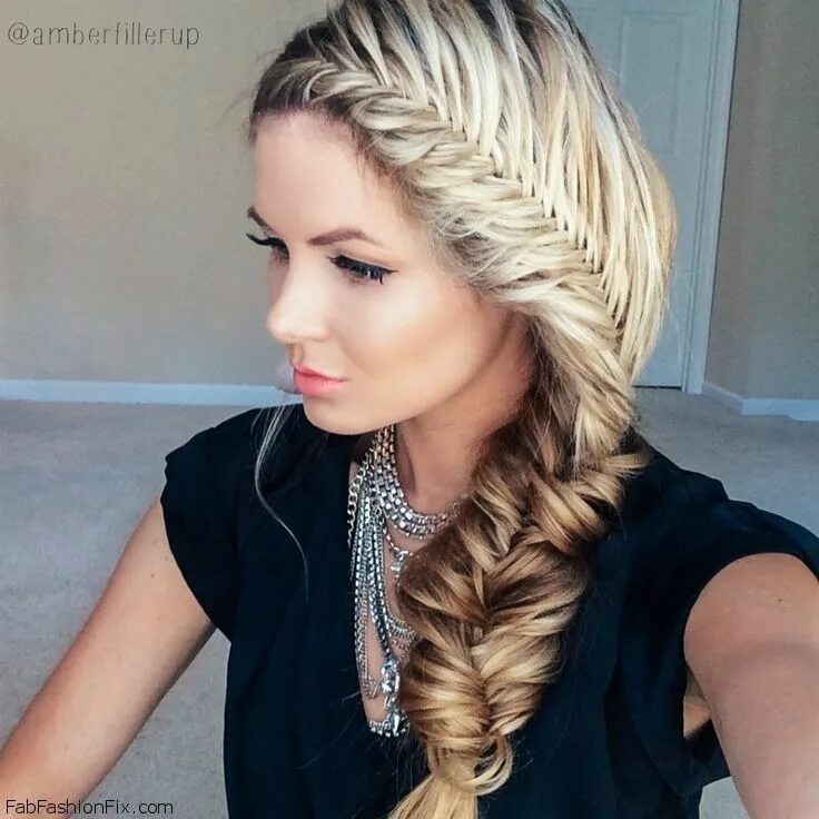 Красивые прически косички на длинные Hair: How to do fishtail braid hairstyle? Fab Fashion Fix Braids for long hair, 