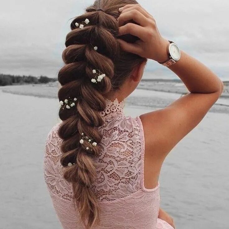 Красивые прически косички на длинные Épinglé sur hairstyle