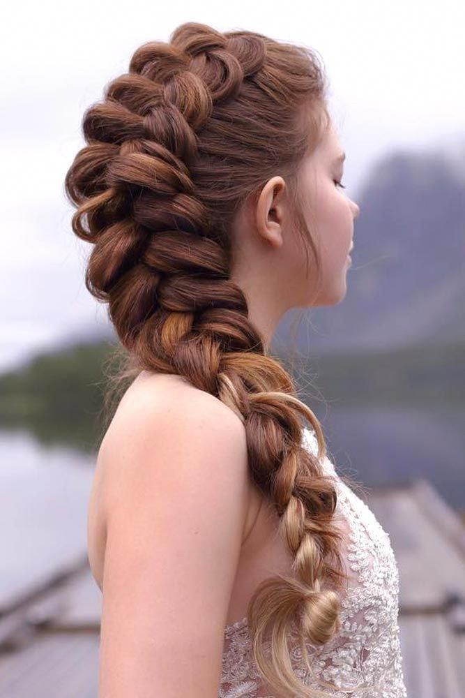 Красивые прически косички на длинные волосы #sideBraided Braided hairstyles, Long hair styles, Side braid hairstyles