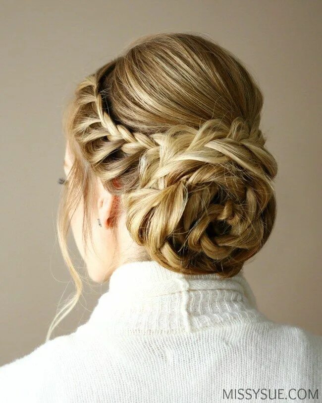 Красивые прически косички на средних волос Pin by Christine Schönbeck on Hochzeiten Rosé hairstyles, Long hair styles, Hair