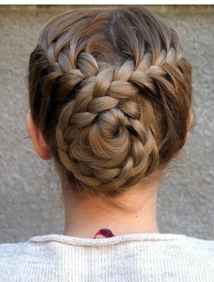 Красивые прически косички на средних волос 50 Ravishing Braided Bun Hairstyles to Try Bun hairstyles, Braided hairstyles ea