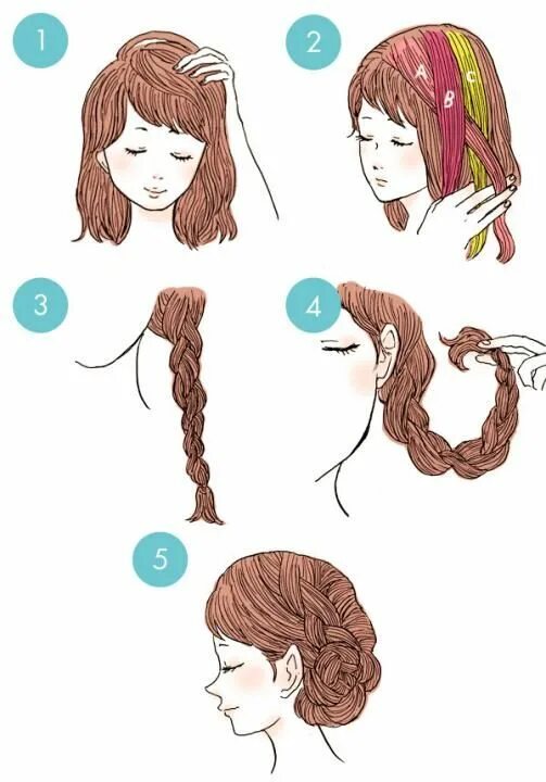 Красивые прически которые может сделать даже ребенок How to Style Your Hair in 3 Minutes Cute simple hairstyles, Easy to do hairstyle