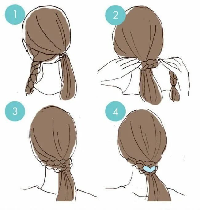 Красивые прически которые может сделать даже ребенок 65 Easy And Cute Hairstyles That Can Be Done In Just A Few Minutes Cute simple h