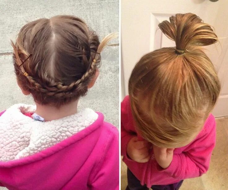 Красивые прически которые может сделать даже ребенок Single Dad Couldn’t Do His Daughter’s Hair, So He Went To Beauty School Beauty, 