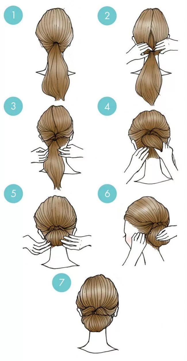 Красивые прически которые может сделать даже ребенок 20 pratik, şık, gösterişli saç modeli Cute simple hairstyles, Cute quick hairsty