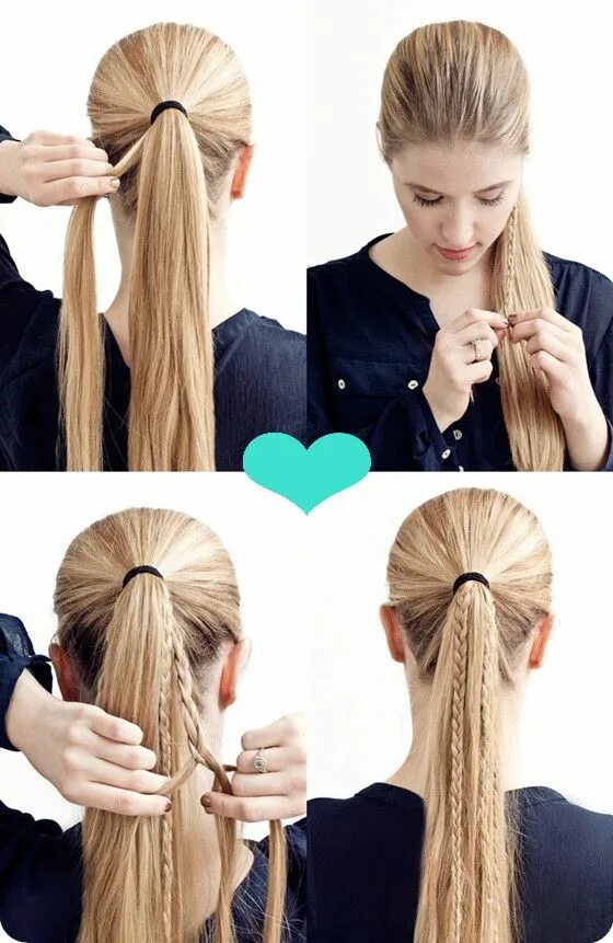 Красивые прически которые можно сделать самой Pferdeschwanz Zopf Hair Tutorial Festliche frisuren schulterlange haare, Dirndl 