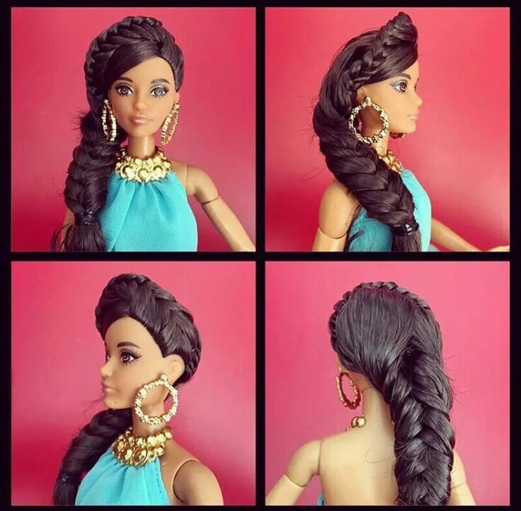 Красивые прически кукле барби Pin by Roberta Yonnick Dixon on Barbie Barbie doll hairstyles, Barbie hairstyle,