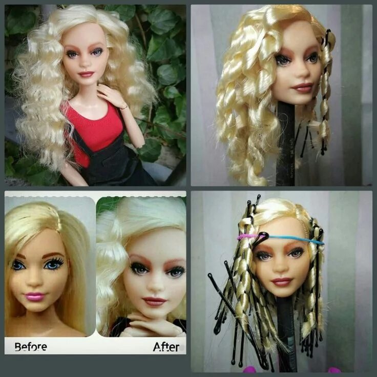 Красивые прически кукле барби Pin on Barbie diy Barbie doll hairstyles, Barbie hairstyle, Barbie hair