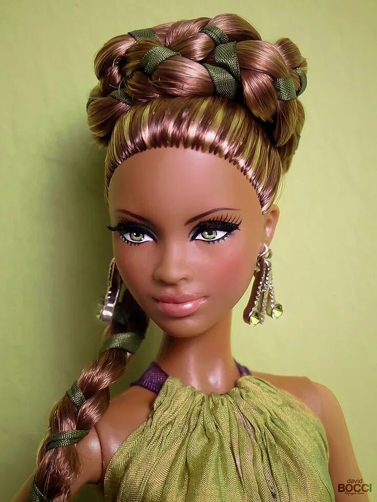 Красивые прически кукле барби Flora Barbie hairstyle, Beautiful barbie dolls, Barbie hair