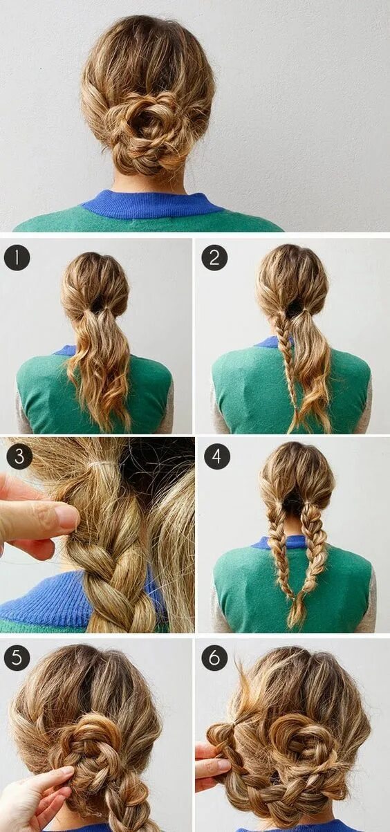 Красивые прически легко поэтапно 9 Simple Yet Chic Updos Diy hairstyles easy, Hair styles, Long hair styles