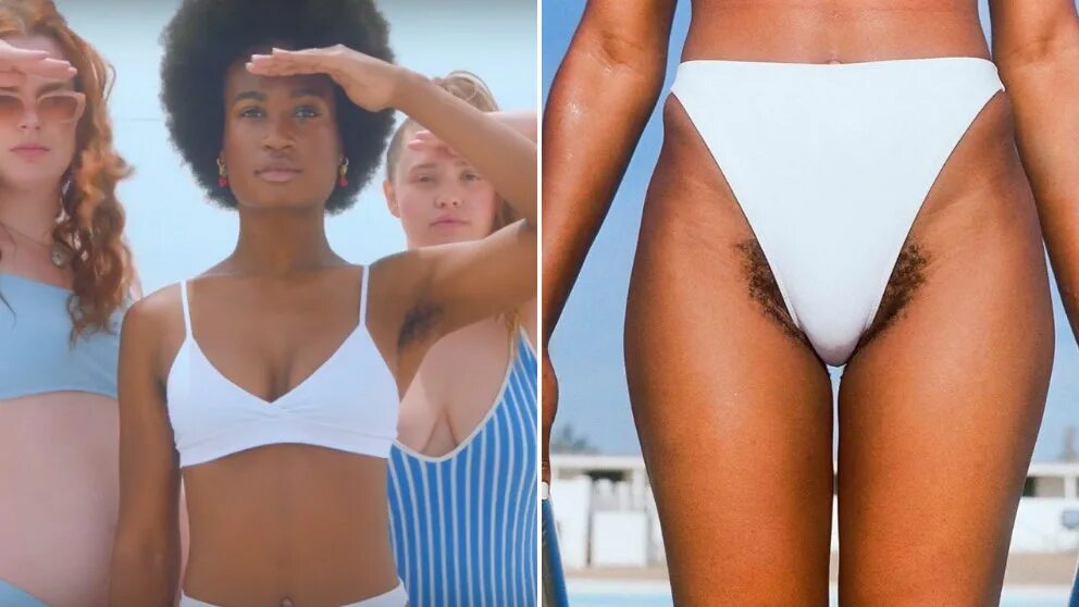 Красивые прически лобков фото Billie’s New Razor Ad Campaign Features Pubic and Underarm Hair Allure