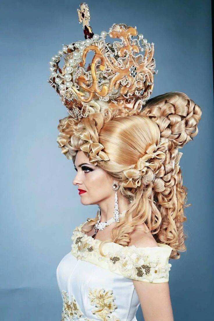 Красивые прически мира Pin by Janet Gibson Wraa on Victorian hair in 2023 Dramatic hair, Rococo hairsty