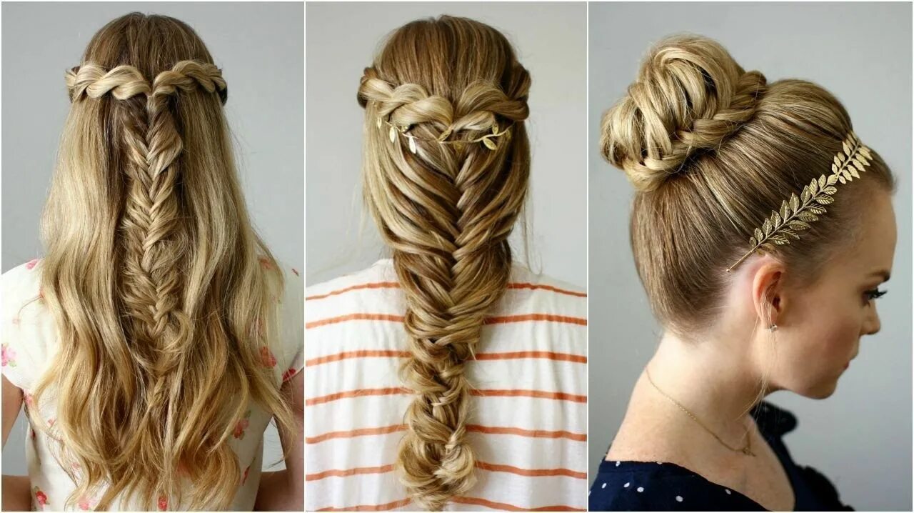 Красивые прически можно 80 PEINADOS SENCILLOS PARA FIESTAS - Pelo corto y largo Cool hairstyles, Hair ph