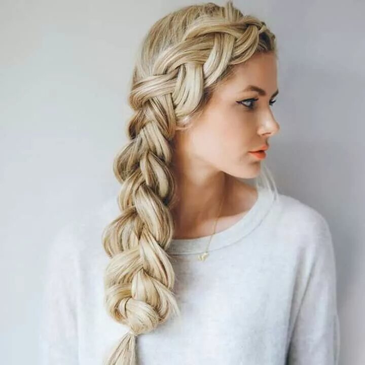 Красивые прически можно Pin de Olivia en Hairstyle Peinados con trenzas, Peinados trenza suelto, Peinado