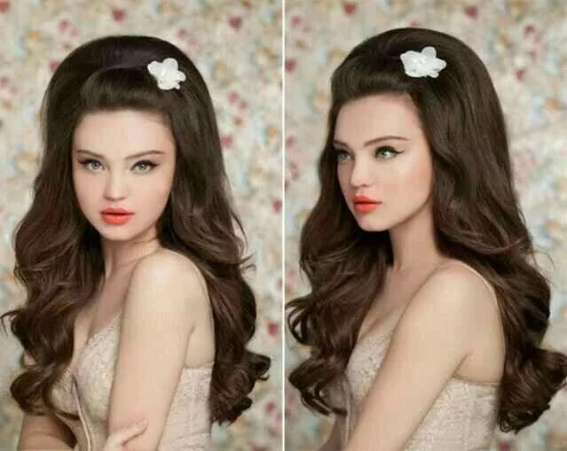 Красивые прически на длинные волосы без челки Peinados Short hair styles, Prom hairstyles for short hair, Long hair styles