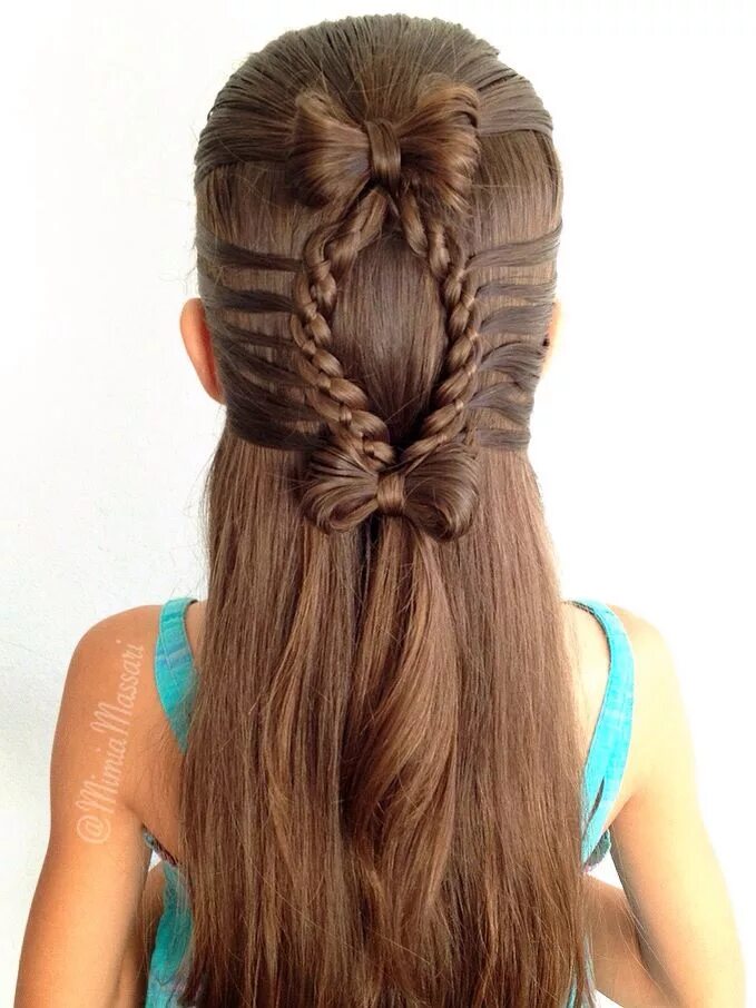 Красивые прически на длинные волосы для детей 15 Easy Office Hair Fix - Ultimate Fashion Trends for Girls Fashion's Girl Long 