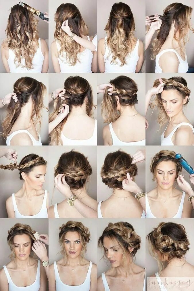Красивые прически на гулянку Take a look at the best wedding #hairstyles tutorial in the photos below and get