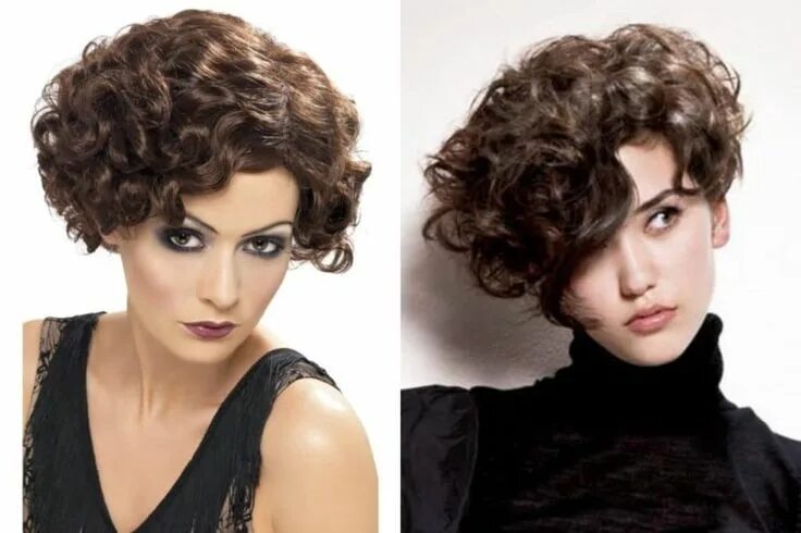 Красивые прически на короткие волосы кудрявые Pin by victoriakrupko on Стрижка Short curly hair, Haircuts for curly hair, Twis