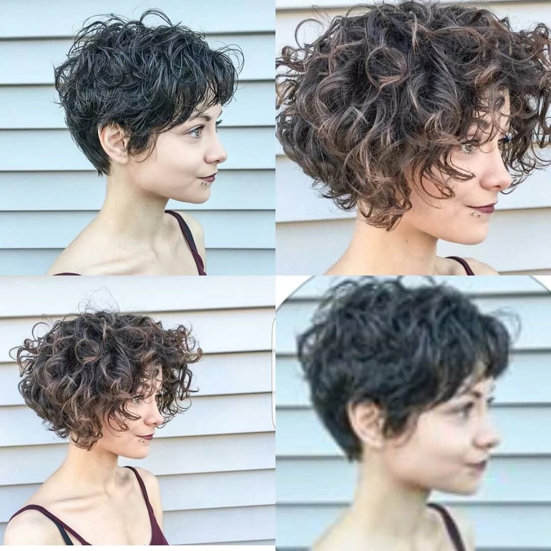 Красивые прически на короткие волосы кудрявые Instagram photo by Short Hairstyles FIIDNT * Jul 1, 2016 at 5:25pm UTC Short cur