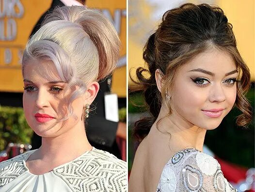 Красивые прически на лице SAG Awards-2012: прически звезд