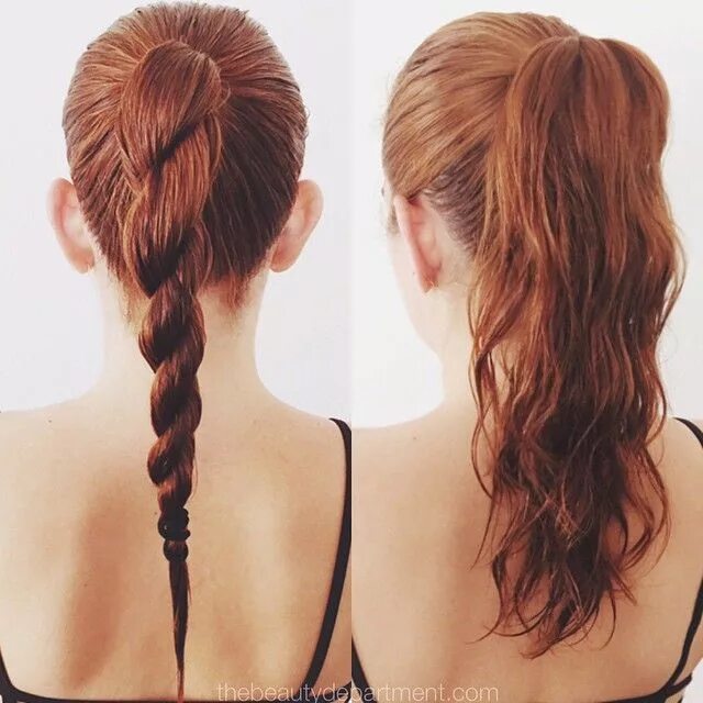 Красивые прически на ночь Stylish Ways to Air Dry Your Hair After a Workout