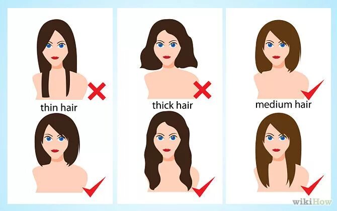 Красивые прически на паспорт 3 Ways to Choose a Hairstyle - wikiHow Step cut hairstyle, Face shape hairstyles