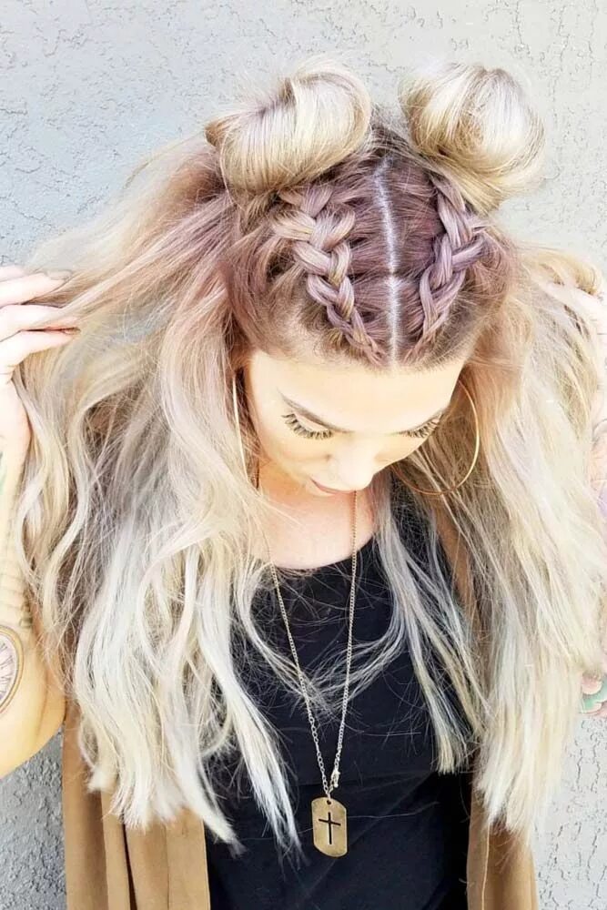 Красивые прически на прогулку 60+ Easy Hairstyles For Spring Break Long hair styles, Easy hairstyles, Hair ins