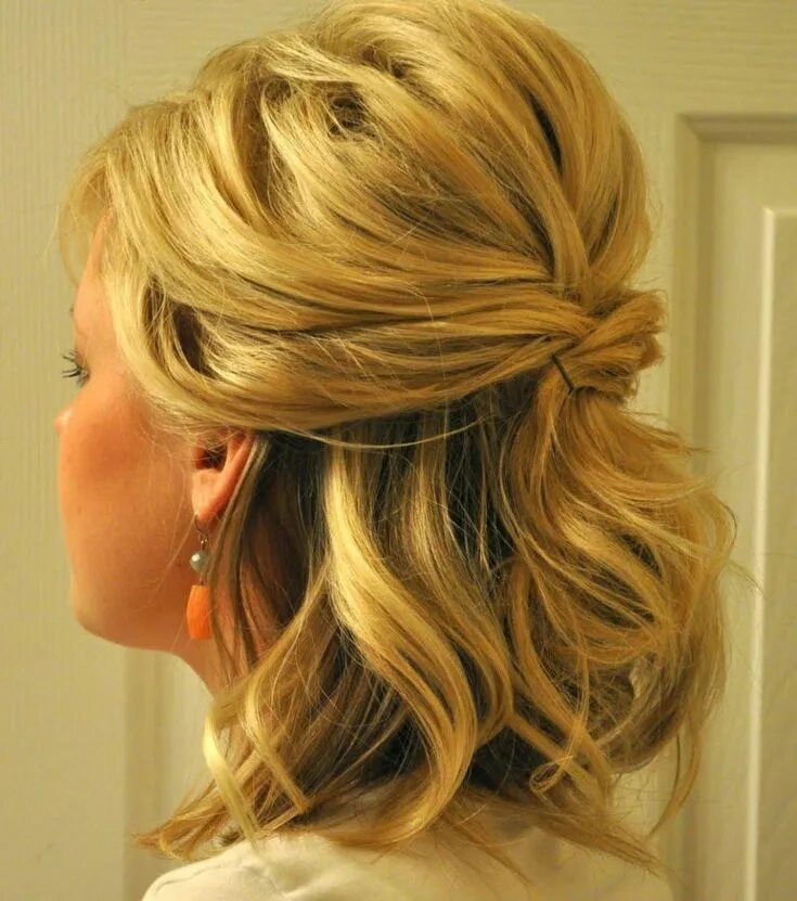 Красивые прически на средние на праздник Coiffure mariage : cheveux longs, mi-longs, courts, les tendances à suivre Hair 