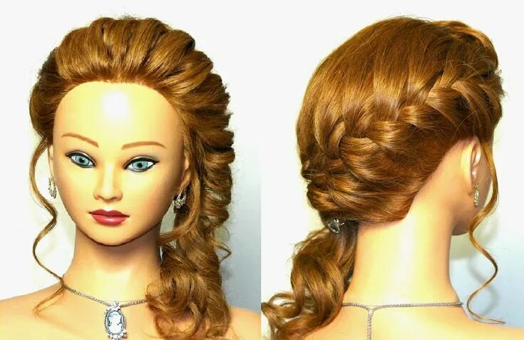 Красивые прически на средний волос видео Braided hairstyle for long hair. Easy braid Braided hairstyles, Braids for long 