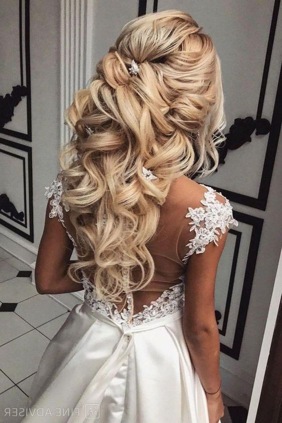 Красивые прически на свадьбу Pin on Quick Saves in 2024 Bride hairstyles, Wedding hairstyles for long hair, F