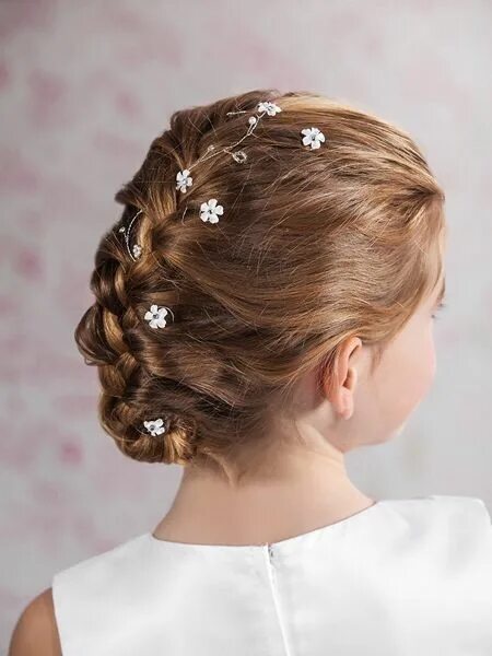 Красивые прически на свадьбу ребенку evening hairstyle for little girls - Best Newest Hairstyle Trends First communio