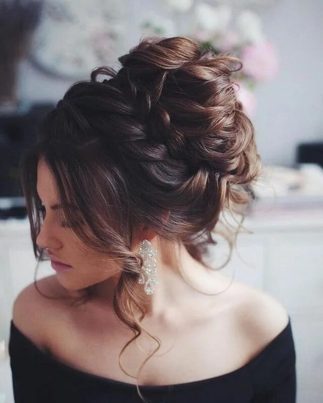 Красивые прически на вечер Идеи причёсок Hairstyle ideas Long hair styles, Bridesmaid hair, Elegant hairsty