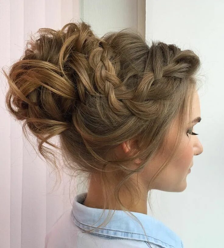 Красивые прически на волосы средней длины Pin on Battesimo Long hair styles, Prom hair updo, Special occasion hairstyles