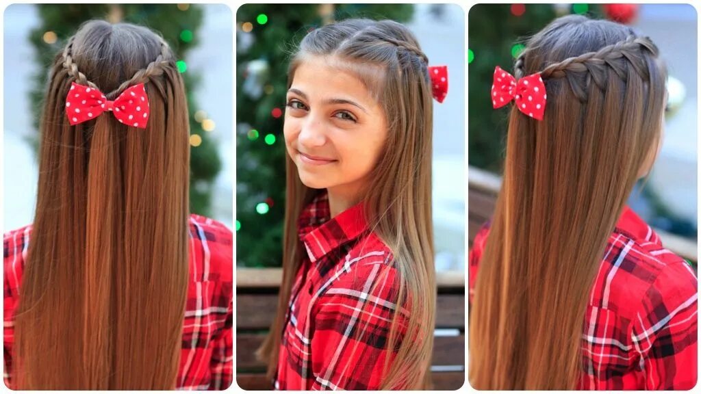 Красивые прически на волосы в школу Pin on Cute girls hairstyles