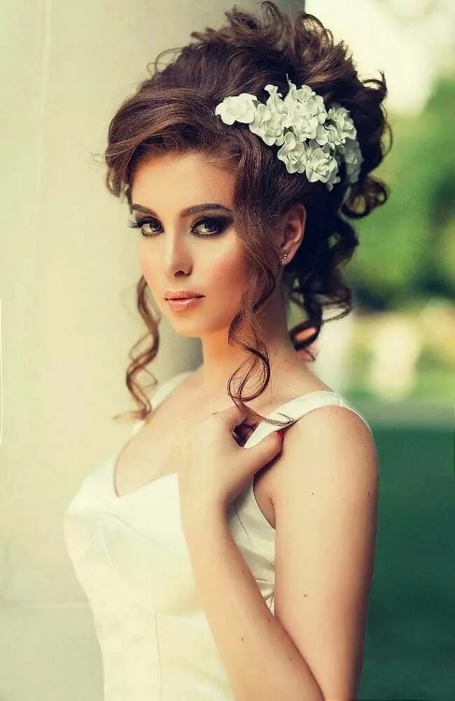 Красивые прически невесты фото Perfect and fine wedding hairstyle 2019 Wedding hairstyles, Down hairstyles, Bri