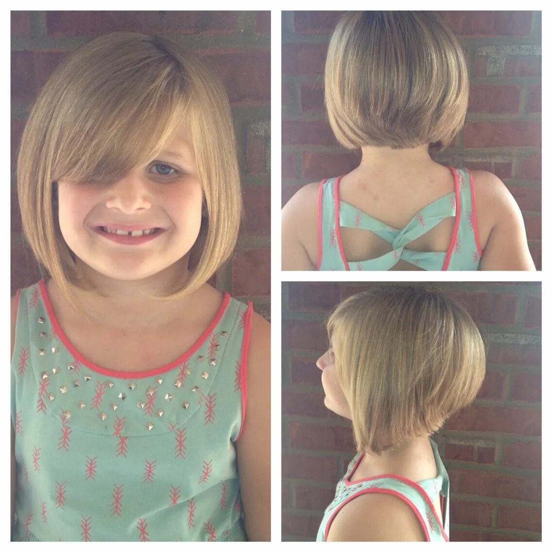 Красивые прически под каре для девочек Pin on Hair by Tici