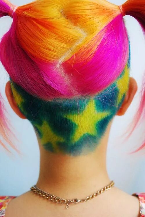 Красивые прически покрашенные Live your life in bright colors. Houston Foodlovers Book Club Hair styles, Shave