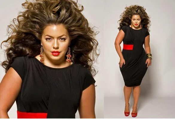 Красивые прически полных женщин Moda para Gordinhas Plus size fashion, Curvy beauty, Curvy woman